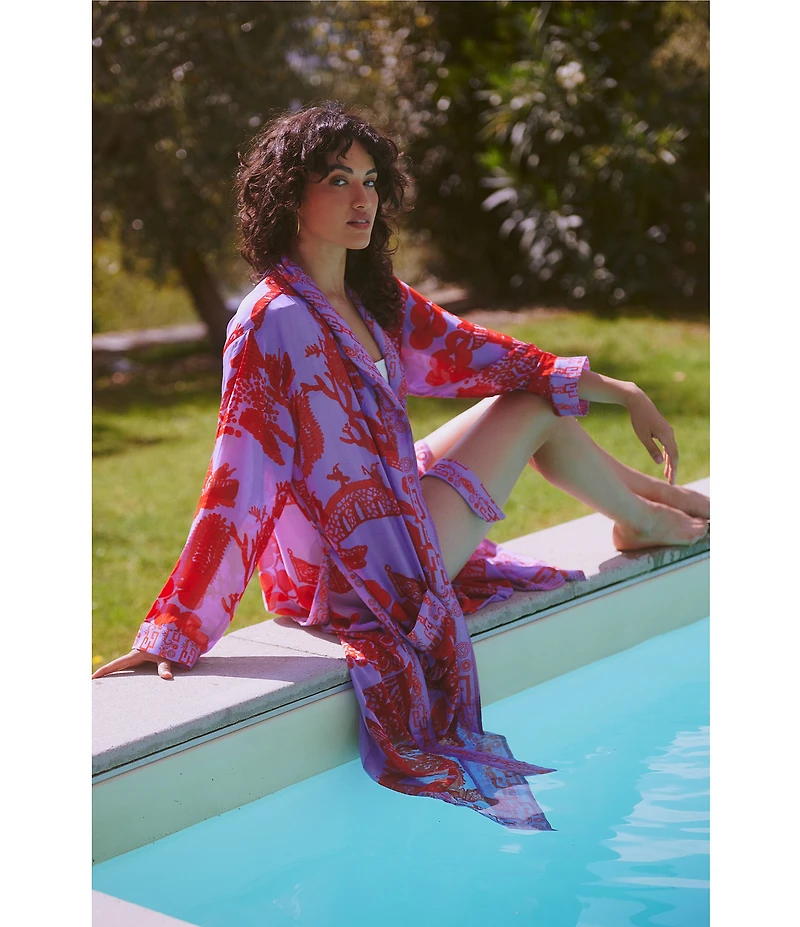 One Hundred Stars Giant Willow Woven Wrap Robe
