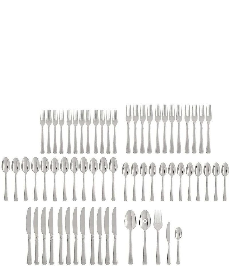 Oneida Chroma 65-Piece Stainless Steel Flatware Set