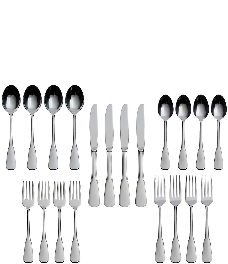 Oneida Colonial Boston 20-Piece Stainless Steel Flatware Set