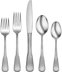 Oneida Colonial Boston 45-Piece Stainless Steel Flatware Set