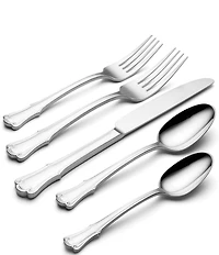 Oneida James Street Mirror 20 Piece Silver Flatware Set