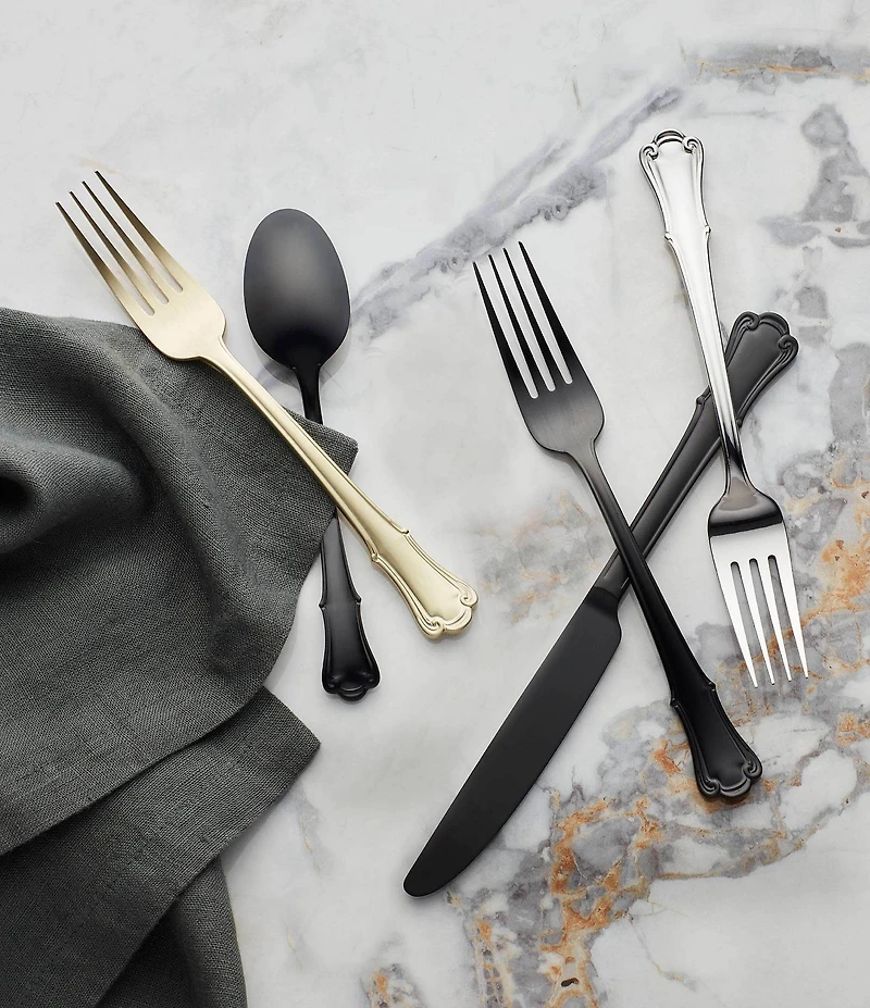 Oneida James Street Mirror 20 Piece Silver Flatware Set