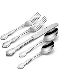 Oneida Mandolina 65-Piece Stainless Steel Flatware Set