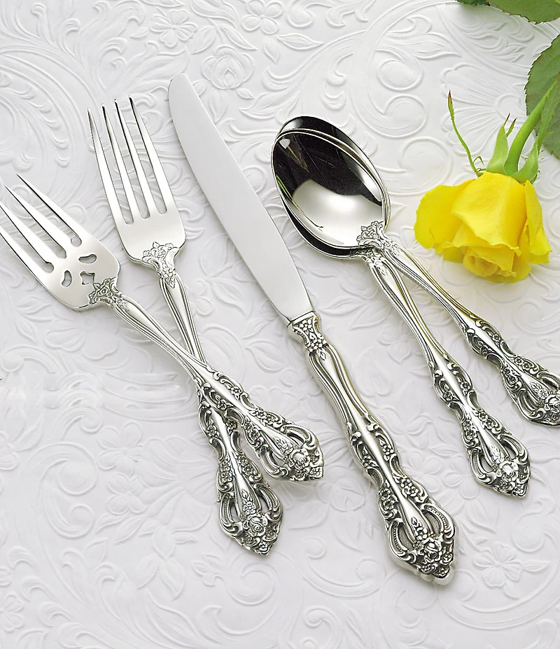 Oneida Michelangelo Traditional 45-Piece Stainless Steel Flatware Set