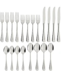 Oneida Satin Sand Dune 20-Piece Stainless Steel Flatware Set
