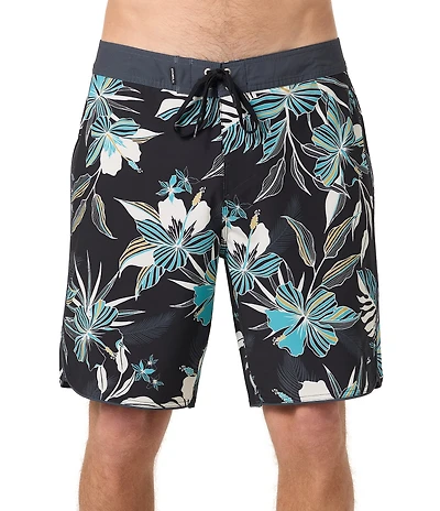 O'Neill 19 Hyperfreak Mysto Scallop 19#double; Outseam Board Shorts