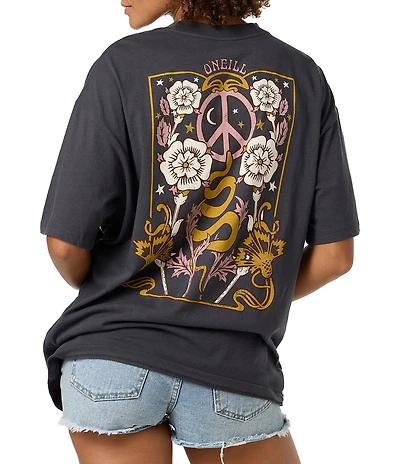 O'Neill Adorned Short Sleeve Oversized T-Shirt