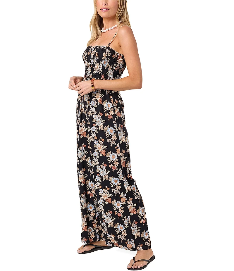 O'Neill Aiyana Sleeveless Floral Printed Woven Jumpsuit