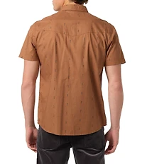 O'Neill Bar Dog Short Sleeve Snap Front Woven Shirt