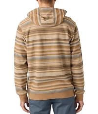 O'Neill Barvaro Striped Long Sleeve French Terry Hoodie