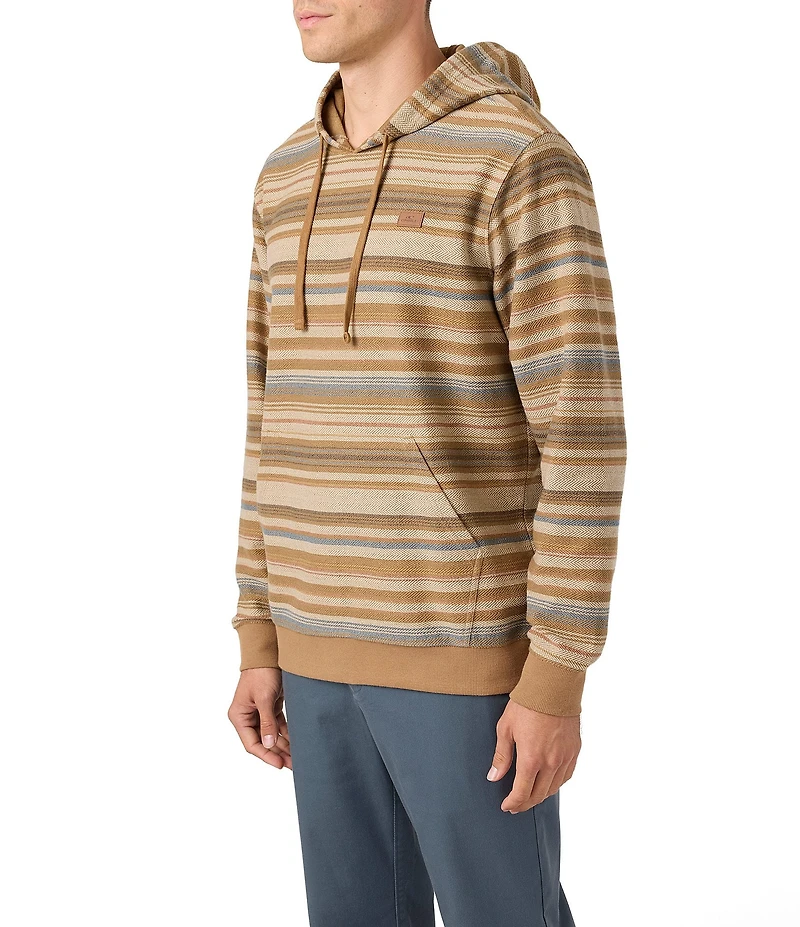 O'Neill Barvaro Striped Long Sleeve French Terry Hoodie
