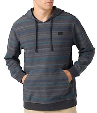 O'Neill Barvaro Striped Long Sleeve French Terry Hoodie