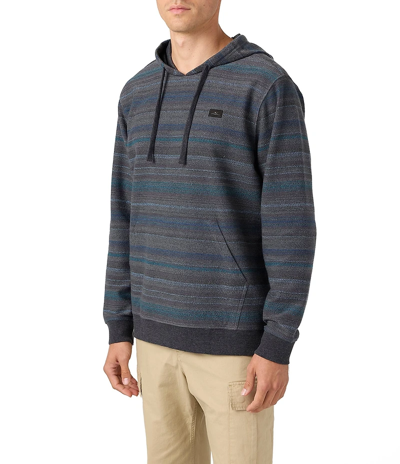 O'Neill Barvaro Striped Long Sleeve French Terry Hoodie