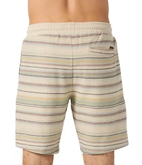 O'Neill Bavaro Striped 19#double; Outseam Fleece Shorts