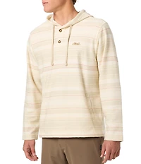 O'Neill Bavaro Striped Long Sleeve French Terry Hooded Pullover