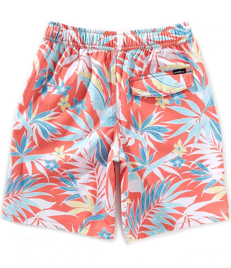 O'Neill Big Boys 8-20 Hermosa EW Tropical Print Volley Shorts