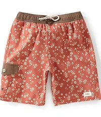 O'Neill Big Boys Hermosa Retro Floral 16#double; Swim Trunks