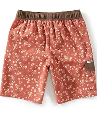 O'Neill Big Boys Hermosa Retro Floral 16#double; Swim Trunks