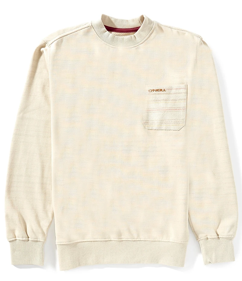 O'Neill Big Boys Long Sleeve Bavaro Blocked Crewneck Pullover