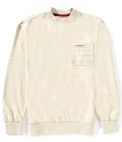 O'Neill Big Boys Long Sleeve Bavaro Blocked Crewneck Pullover