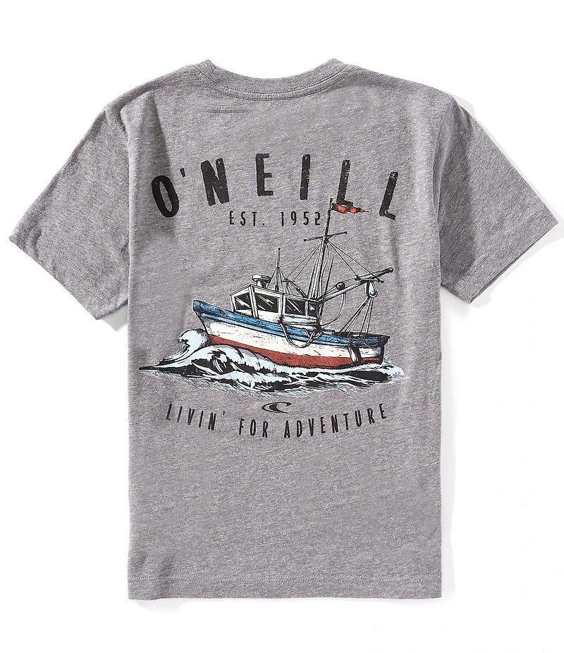O'Neill Big Boys Short Sleeve Adrift Boat T-Shirt