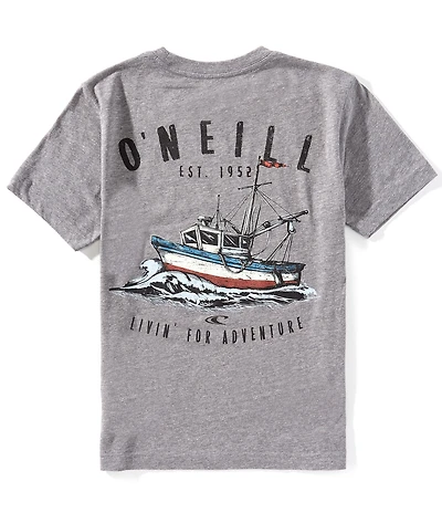 O'Neill Big Boys Short Sleeve Adrift Boat T-Shirt
