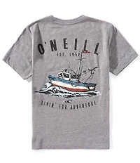O'Neill Big Boys Short Sleeve Adrift Boat T-Shirt