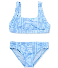O'Neill Big Girls Surf Abstract Square Neck 2-Piece Swimsuit Set