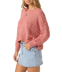 O'Neill Brayton Long Sleeve Knit Striped Slub Sweater