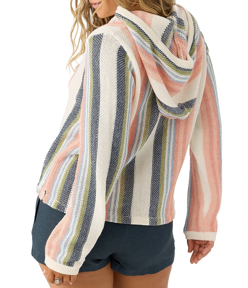 O'Neill Catamaran Long Sleeve Striped Hooded Sweater