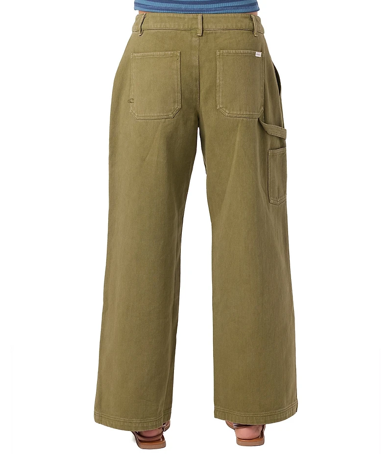 O'Neill Chandler Wide Leg Woven Twill Pants