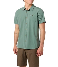 O'Neill Checked Hybrid Standard Fit Short Sleeve Woven Shirt