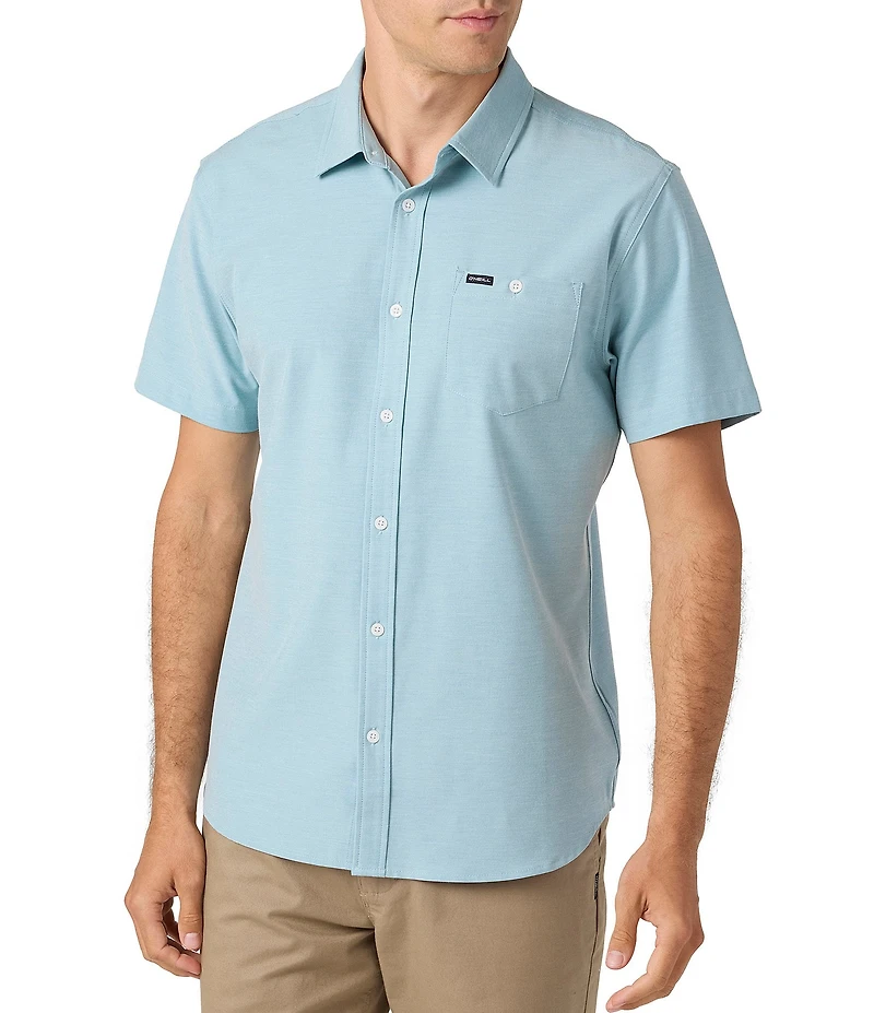 O'Neill Checked Hybrid Standard Fit Short Sleeve Woven Shirt