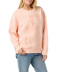O'Neill Chore Break Long Sleeve Oversized Fleece Sweatshirt