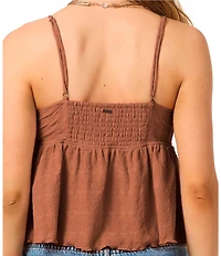 O'Neill Delia Sleeveless Textured Tank Top