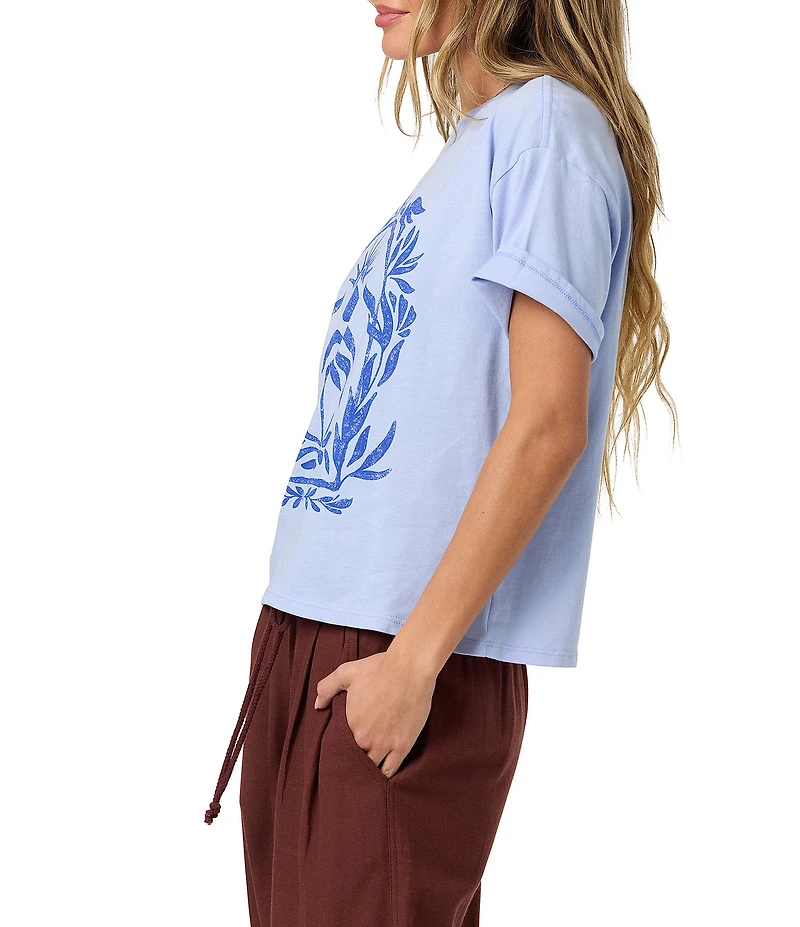 O'Neill Framed Flora Short Sleeve Easy Fit T-Shirt