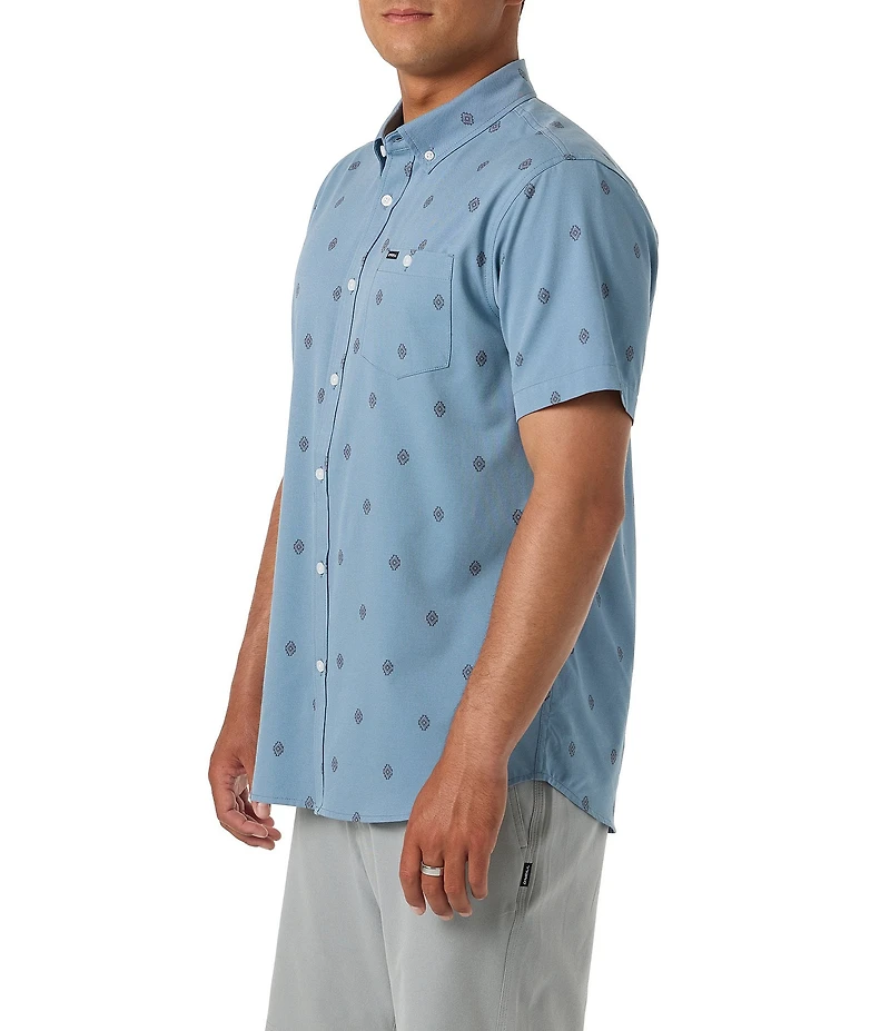 O'Neill Geometric Printed Short Sleeve Woven Shirt