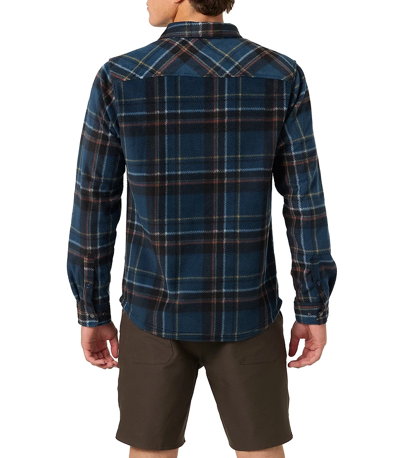 O'Neill Glacier Long Sleeve Plaid Fleece Shirt