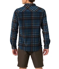 O'Neill Glacier Long Sleeve Plaid Fleece Shirt