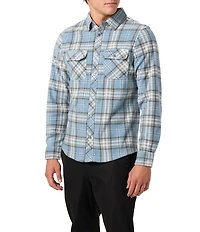 O'Neill Glacier Long Sleeve Plaid Fleece Shirt