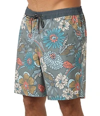 O'Neill Hermosa Flower Printed 17#double; Swim Trunks