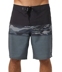 O'Neill Hyperfreak Heat Block Camo 21#double; Outseam Board Shorts
