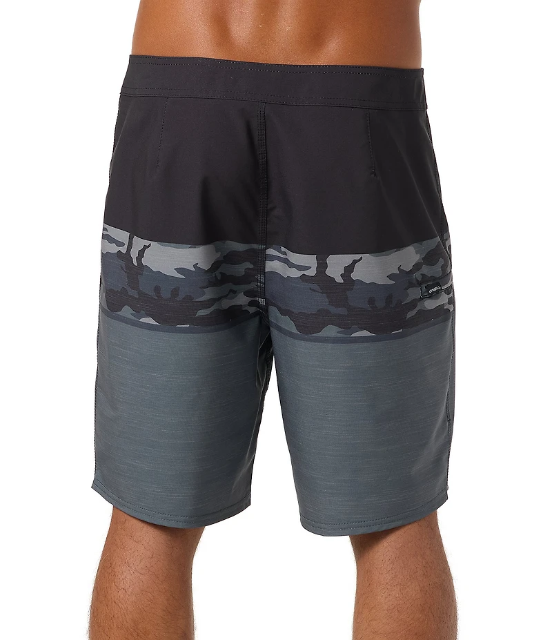 O'Neill Hyperfreak Heat Block Camo 21#double; Outseam Board Shorts