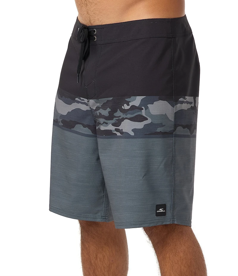 O'Neill Hyperfreak Heat Block Camo 21#double; Outseam Board Shorts