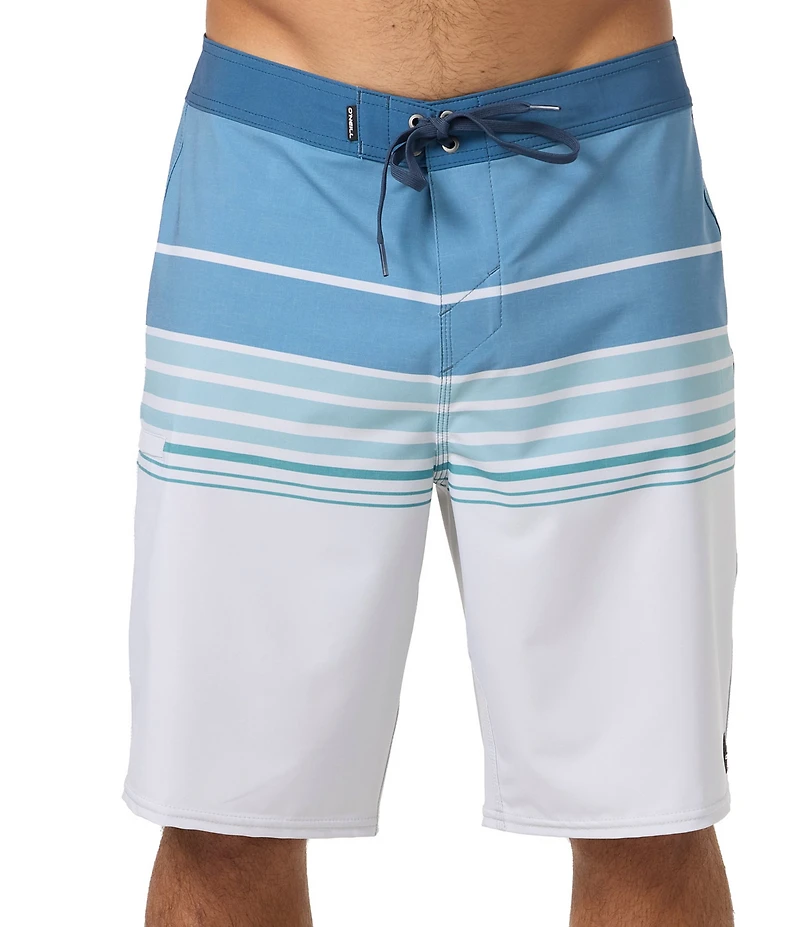 O'Neill Hyperstreak Heat Striped 9.5#double; Inseam Board Shorts