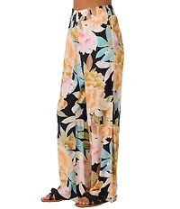 O'Neill Jonie Mikah High Rise Flowy Pull-On Printed Wide Leg Pants