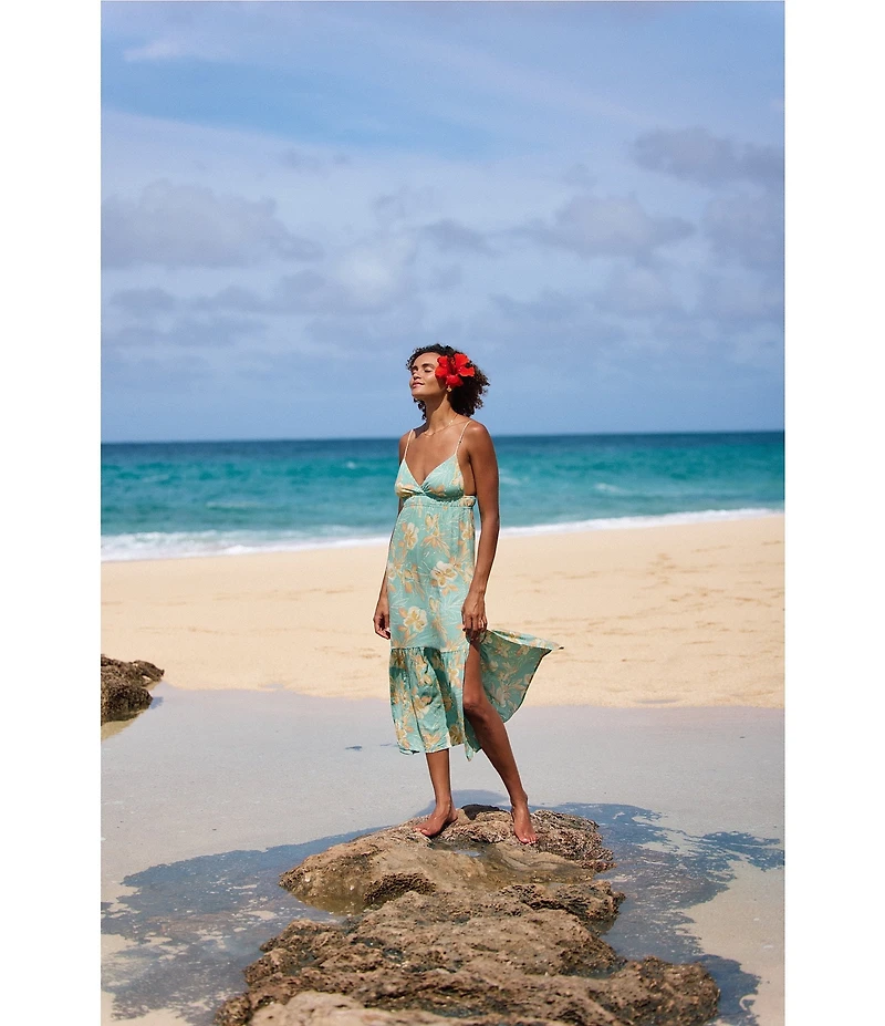 O'Neill Julez Tiki Sleeveless Slip Dress