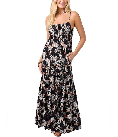 O'Neill Lillie Floral Printed Long Dress