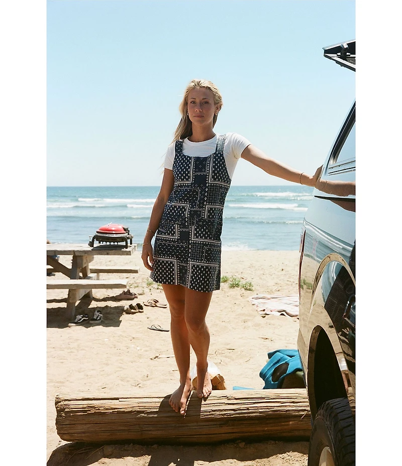 O'Neill Lorna Bandana Printed Sleeveless Dress