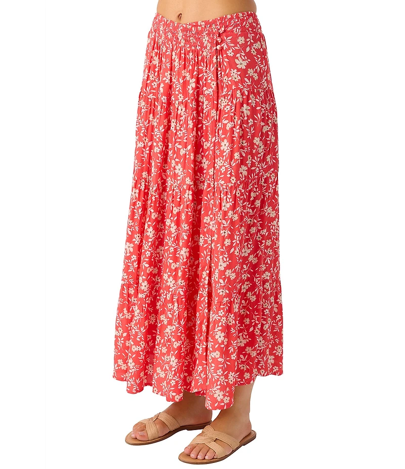 O'Neill Luciana Floral Printed Coordinating Midi Skirt